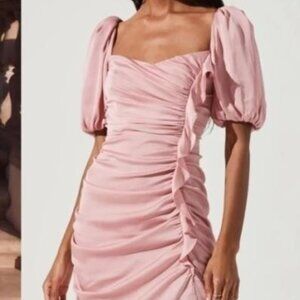 *Astrid Rose Pink Mini Dress Size M